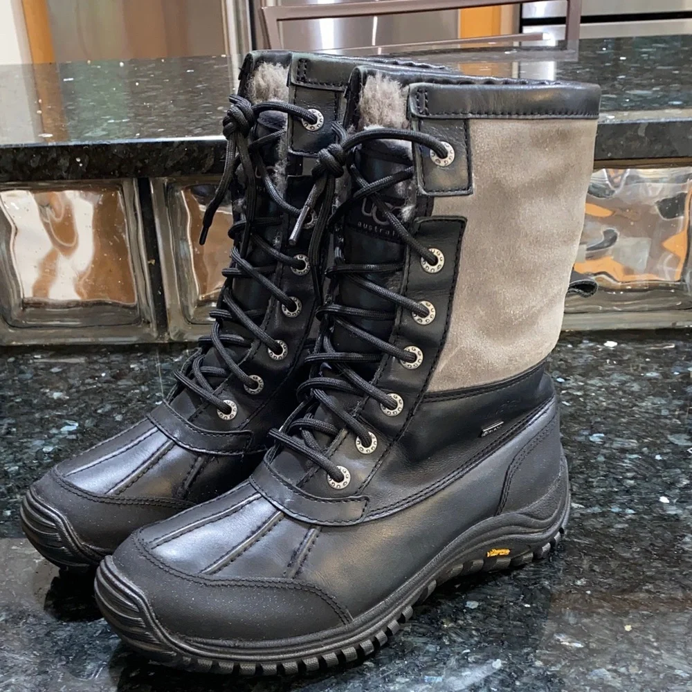 UGG Adirondack II Lace Up Snow Boots Size 8 - Picture 8 of 16